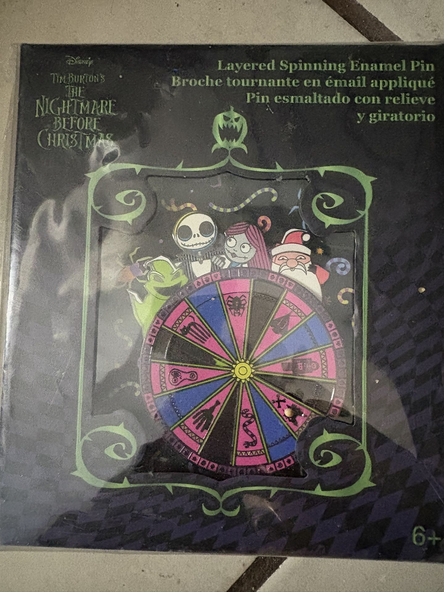 Nightmare Before Christmas Layered Pin