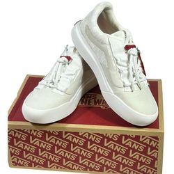Vans Off The Wall Comfycush CVX-2 Cream White Sneakers Shoes Men 5 Women 6.5