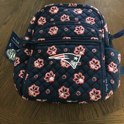 Vera Bradley NFL New England Patriots small backpack NWT Limited edition