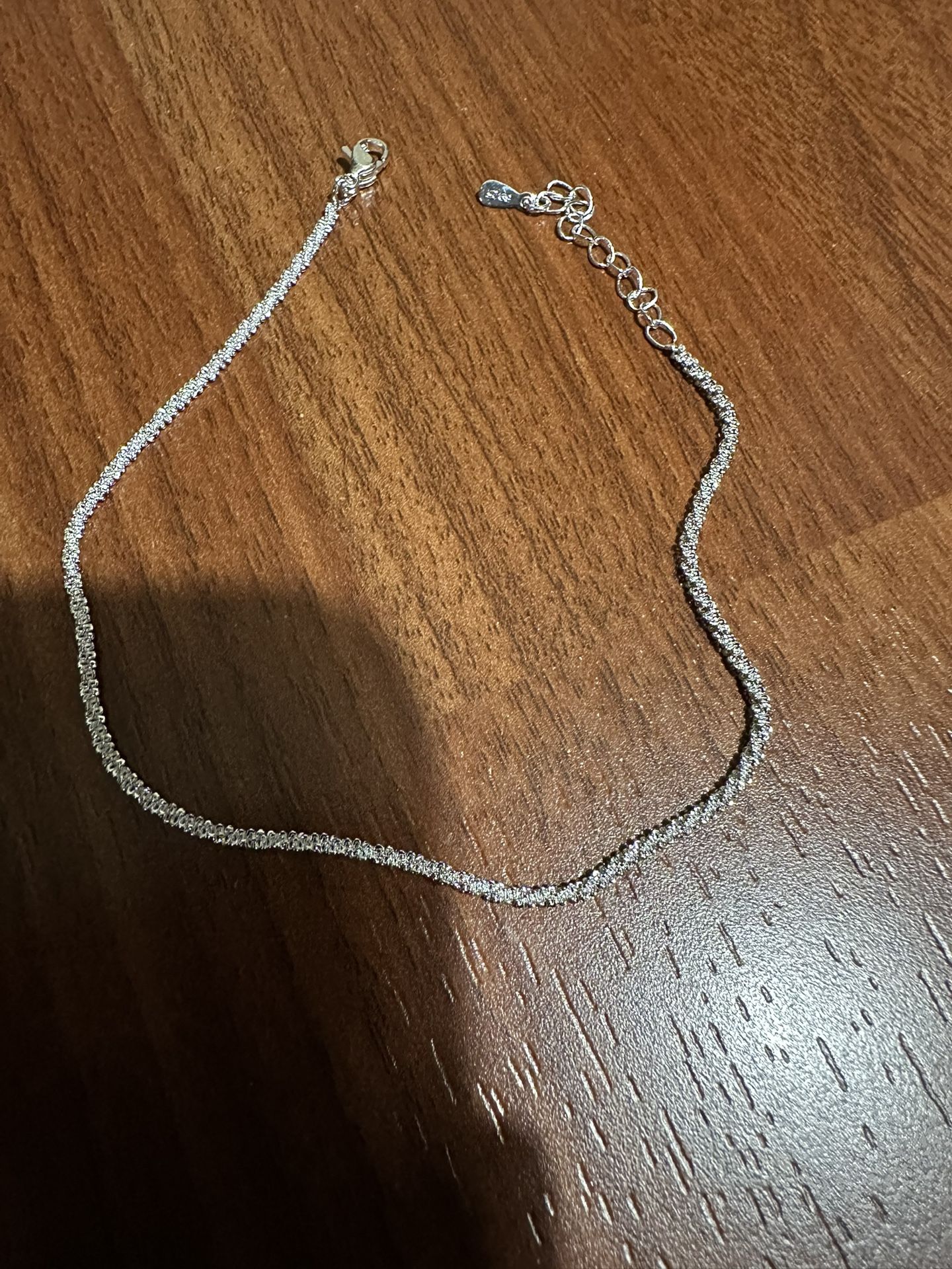 new 925 sterling silver 2 anklets