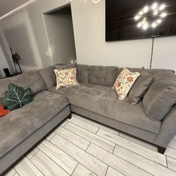 Gray Sectional 
