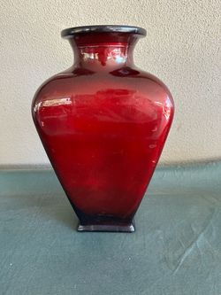 Ruby Red Vase