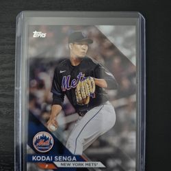 Kodai Senga & Francisco  Lindor Baseball Card 