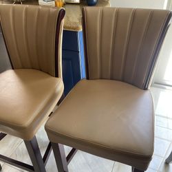 Leather Bar Stool Chairs 