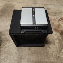 JL AUDIO amp And 7" Subwoofer