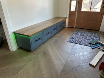 Built In “Entry Tree Hall” Cabinet