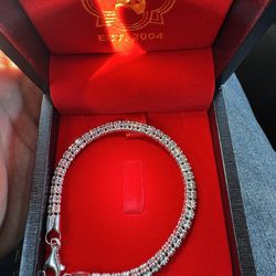 Silver bracelet Trax nyc ,.925 silver , 7.5 inches