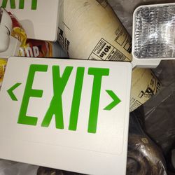 ELECTRIC SENSOR EXIT SIGN
