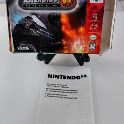 Asteroids Hyper 64 for Nintendo 64 Box + Insert Only
