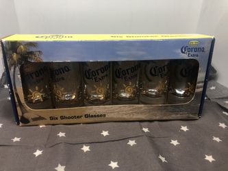 Corona shot glasses