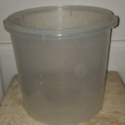 Clear Tall Plastic Container/Tub (without lid)