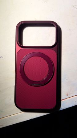 Red Phone Case with MagSafe Ring Stand