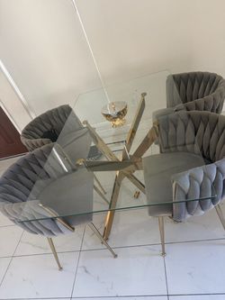 Dining table with 4 chairs