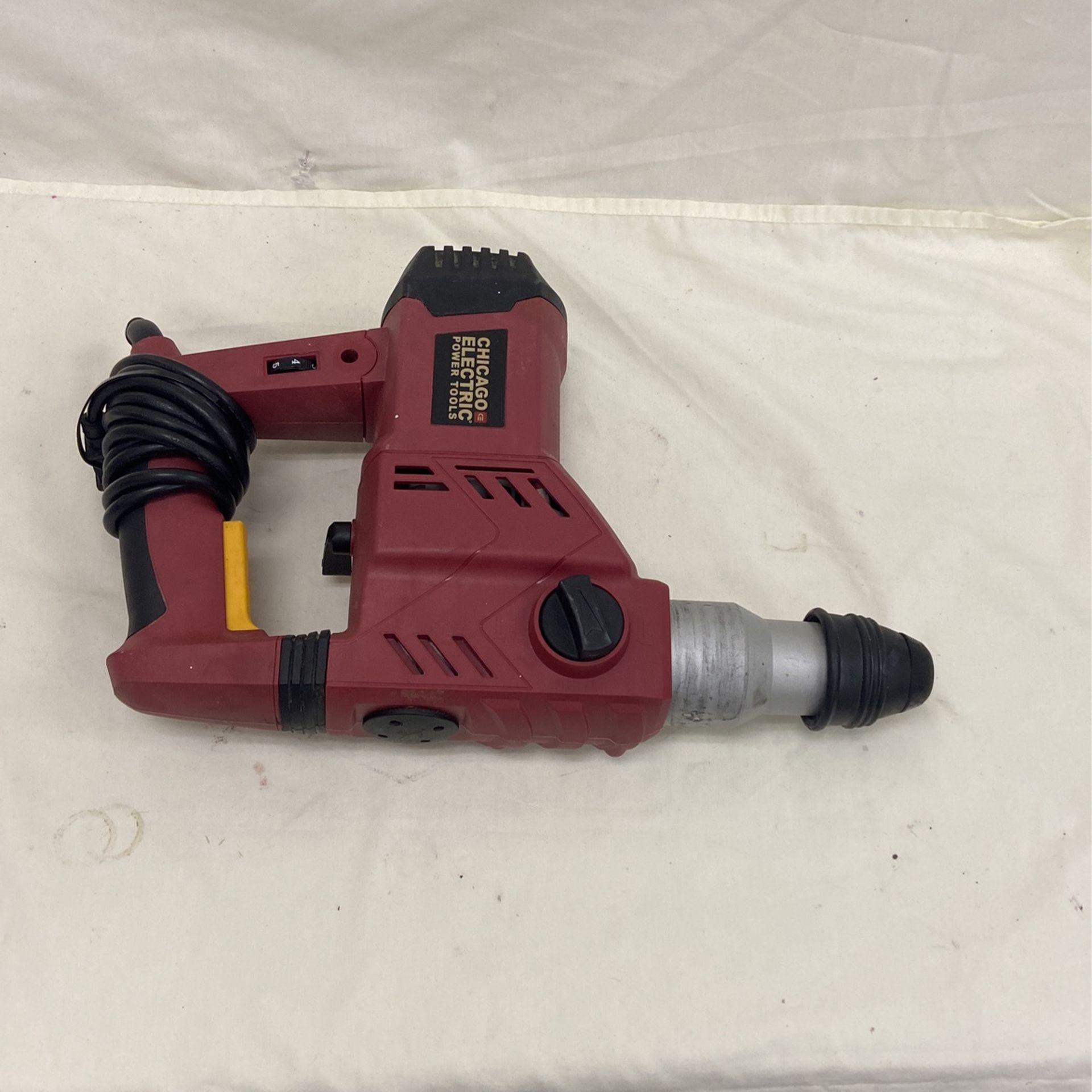 Chicago Electric 10 Amp 1-1/8th” Variable Speed SDS Rotary Hammer Inv. 92 91 65 23 48