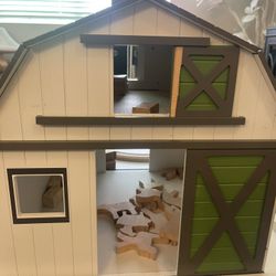 Barn House- Wood Play set-