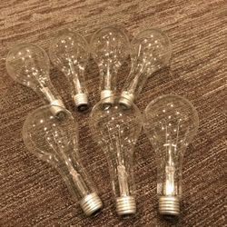 Clear lightbulbs