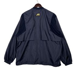 Mizuno Baseball Wind Rain Jacket Mens Akron U Zips Navy Long Sleeve SZ 42-44L