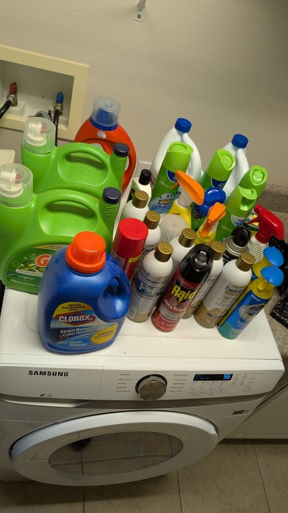 Free Cleaning Supplies Need Gone Today