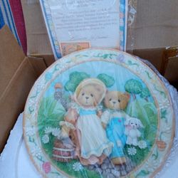 Cherished Teddies #114901 Jack And Jill Nursery Rhyme Plate