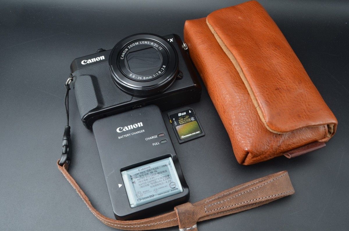 Canon PowerShot G7 X Mark II Digital Camera Black Wi-Fi 20.1MP #C62