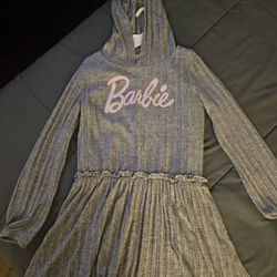 Barbie hooded long sleeve Dress