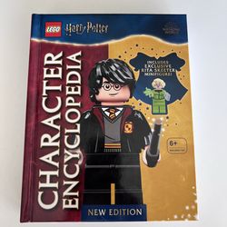 Lego character book with minifig