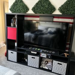 Tv Stand with Storage Cubes