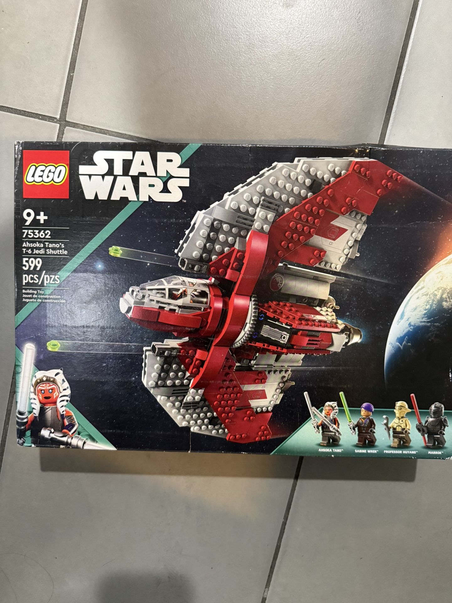 LEGO Star Wars Ahsoka Tano's T-6 Jedi Shuttle Building Toy Set 75362