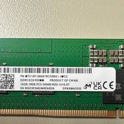 16 GB Server RAM

