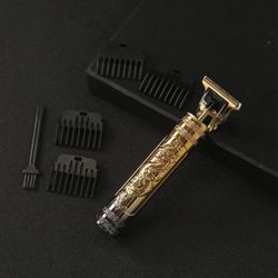 1pc Men Chinese Dragon Pattern Electric Hair Clippers