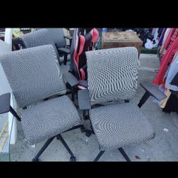 Steelcase Rolling Computer Work Chairs Great Cond. Sleek 