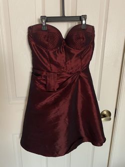 Dress size small, shimmery Purple. 