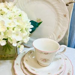 Royal Doulton Moselle Collection Biarritz TC1143 – 5 Piece Place Setting – 1983