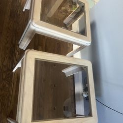Coffee Table And Two End Tables. 