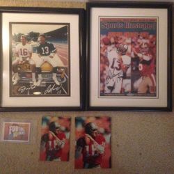 Joe Montana/Dan Marino Autograph Collection