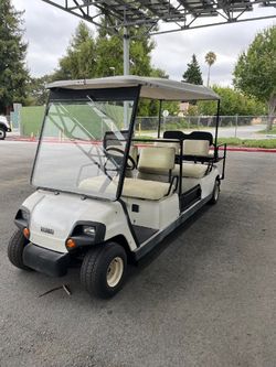 1999 Yamaha G16 Gas 6 Seater And Wheelchair Access Golf Cart