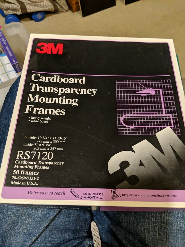3m Cardboard Transparency Frames