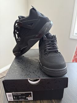 Jordan 4 Retro Black Cat Size 1