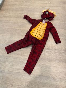 Adorable toddler dragon costume