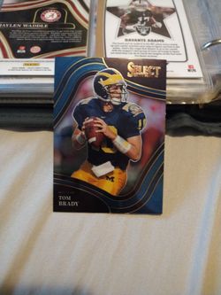 Tom Brady 2022 Select Draft Picks FIELD LEVEL Blue