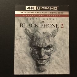 Black Phone 2 4K Ultra Hd Blu-ray Digital 