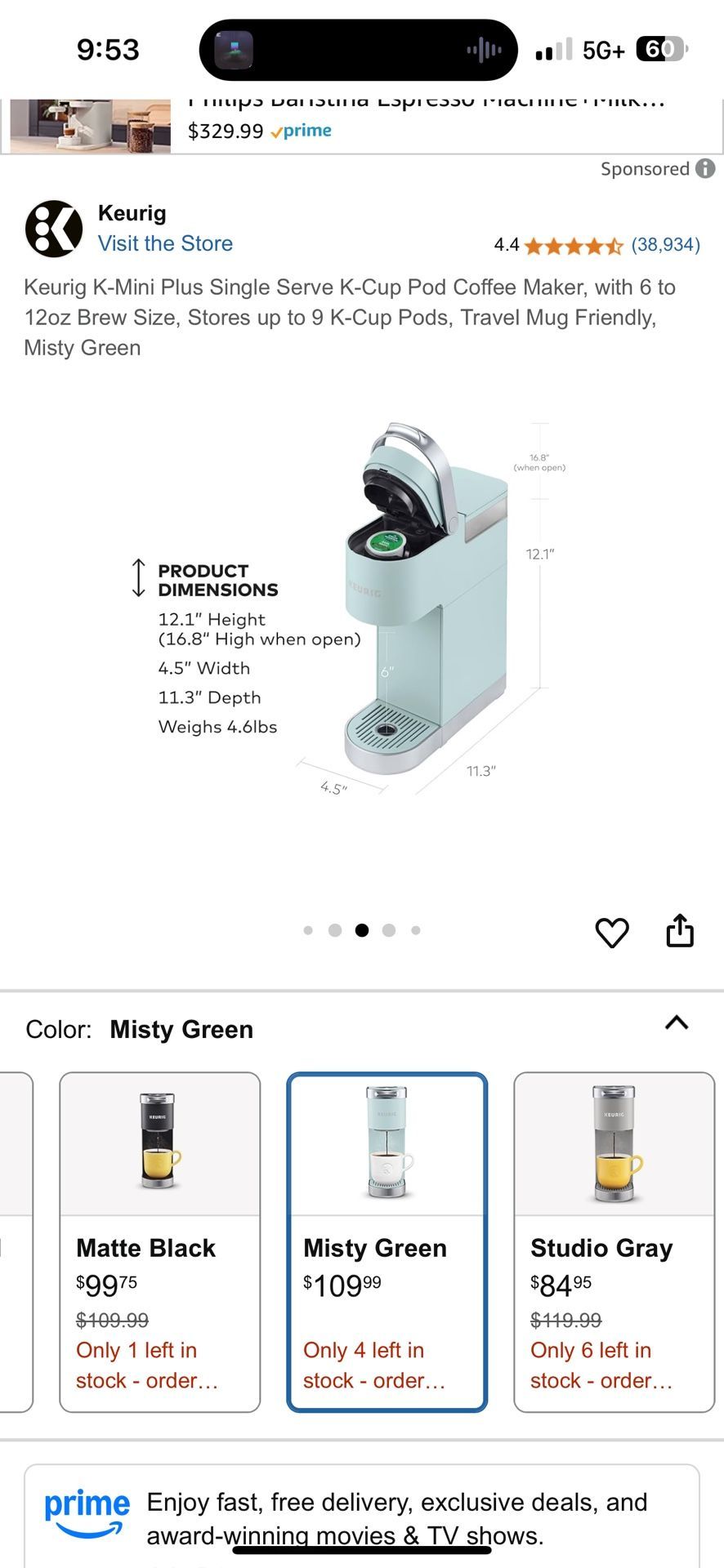 Mini Mint Keurig
