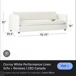 Brand New Cb2 Couch 