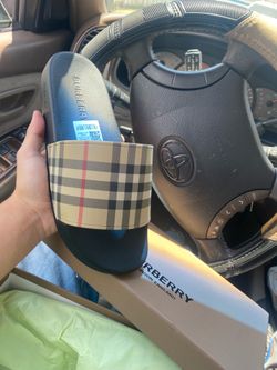 burberry slides for men