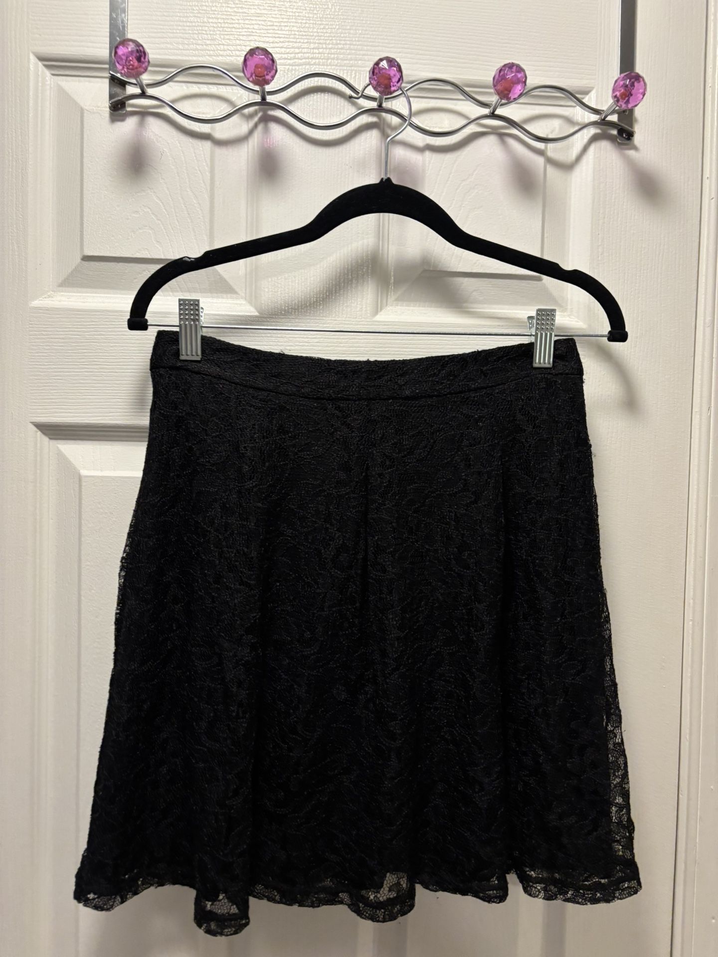 Black Lace Skirt