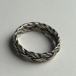 Silver Fox Link Ring Size 12.5