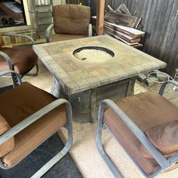 🔥 Fire Pit Patio Set