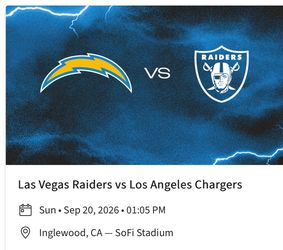2 Chargers vs Raiders
