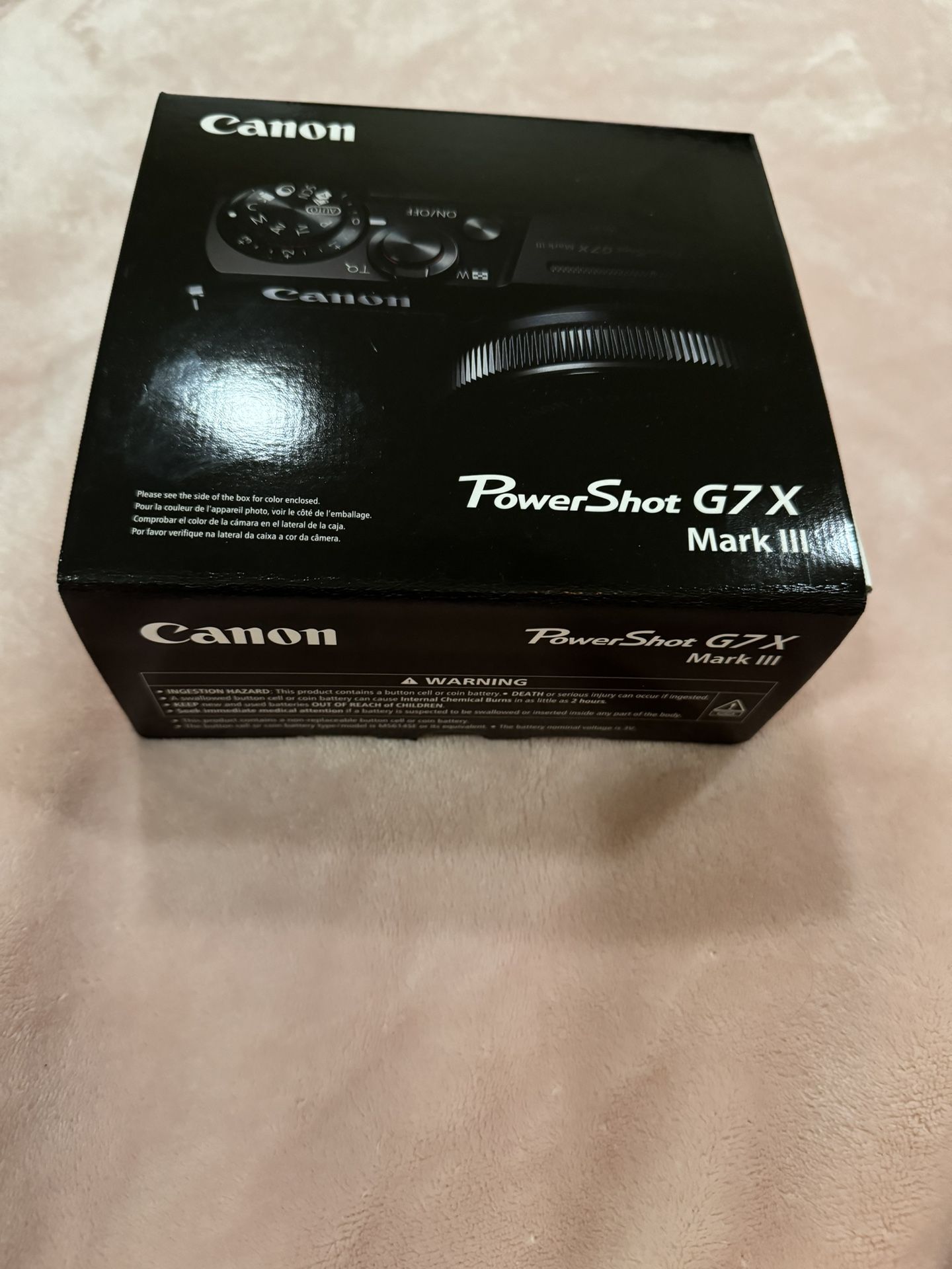 New! Canon G7X Mark iii