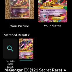 M Gengar EX (121 Secret Rare) • Phantom Forces